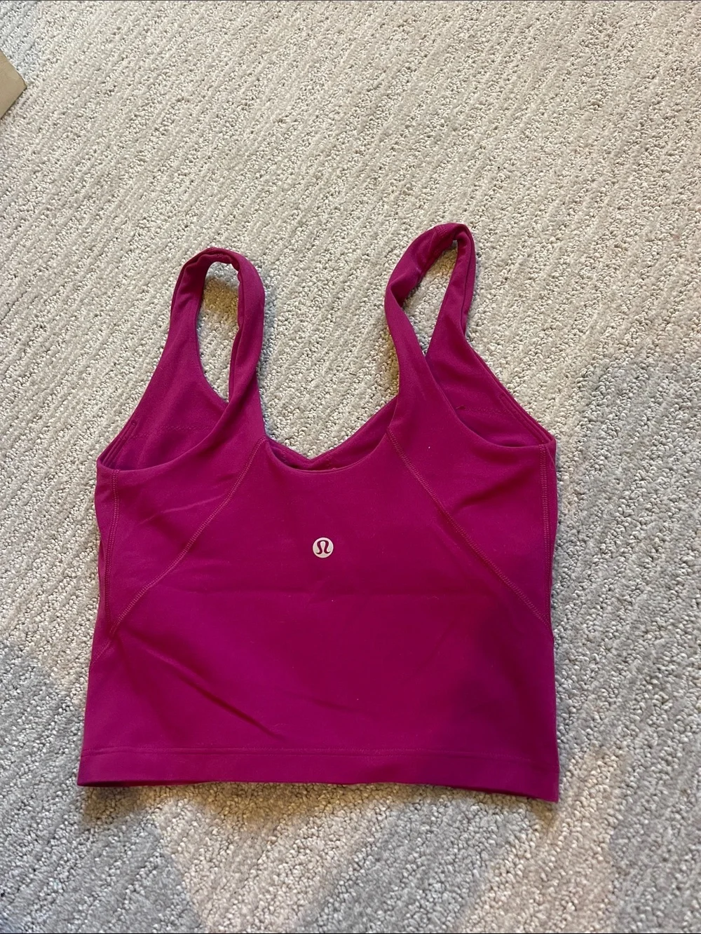 Lulu Lemon Magenta sports bra Tank Top